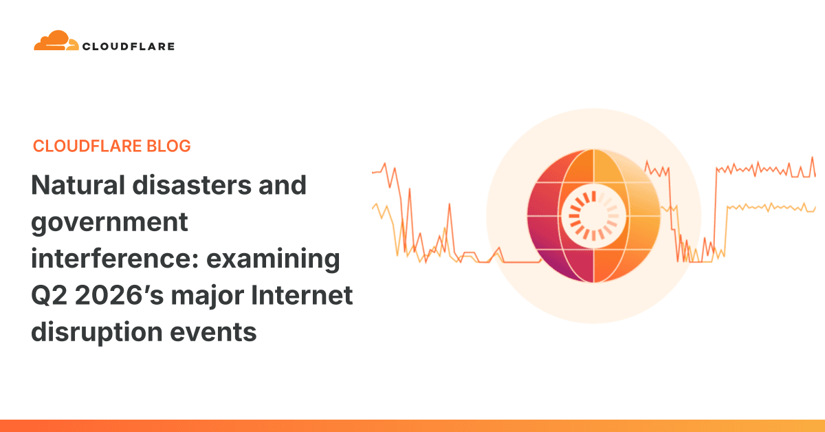 'Natural disasters and government interference: examining Q2 2026’s major Internet disruption events' post thumbnail