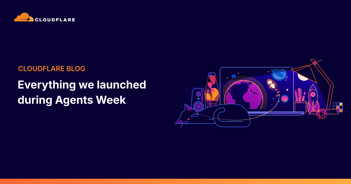 'Everything we launched during Agents Week' 포스트 썸네일