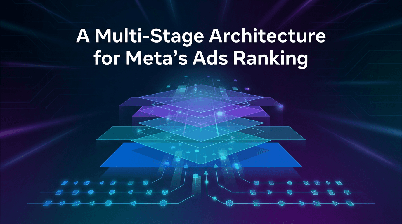 'From User Sequences to Scaling Laws: A Multi-Stage Architecture for Meta’s Ads Ranking' 포스트 썸네일